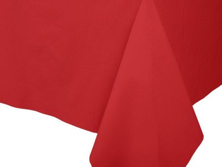 Red Paper Linen Table Cover Online