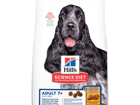 Hill s Science Diet Adult 7+ No Corn, Wheat, or Soy Chicken Senior Dry Dog Food Fashion