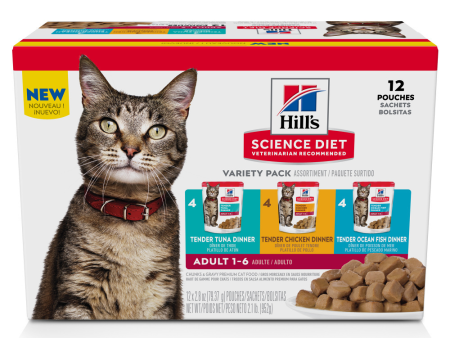 Hill s Science Diet Tender Dinner Variety Pack Adult Wet Cat Food Fashion