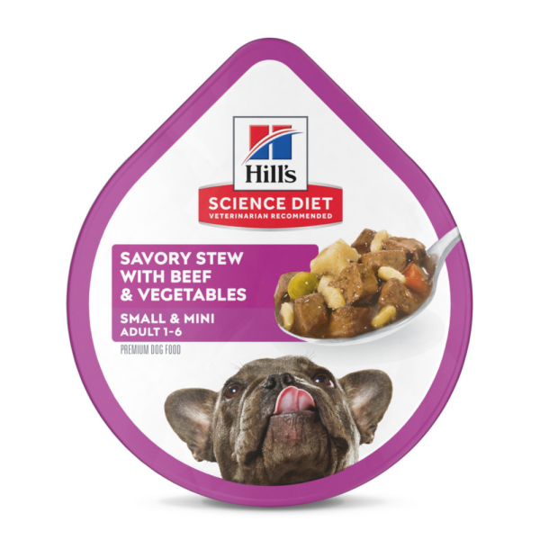 Hill s Science Diet Adult SM Paws Savory Stew with Beef & Vegetables Dog Food Trays Sale