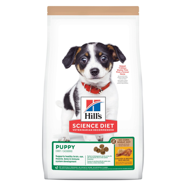 Hill s Science Diet Puppy No Corn, Wheat, or Soy Chicken & Brown Rice Recipe Dry Dog Food Supply