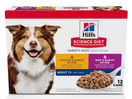 Hill s Science Diet Adult 7+ Variety Pack Canned Dog Food Online Hot Sale