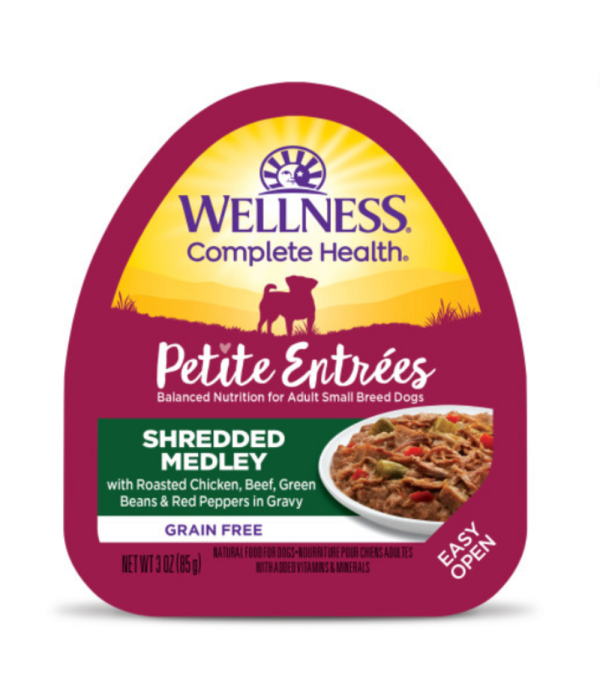 Wellness Petite Entrees Shredded Medley With Roasted Chicken, Beef, Green Beans & Red Peppers Online